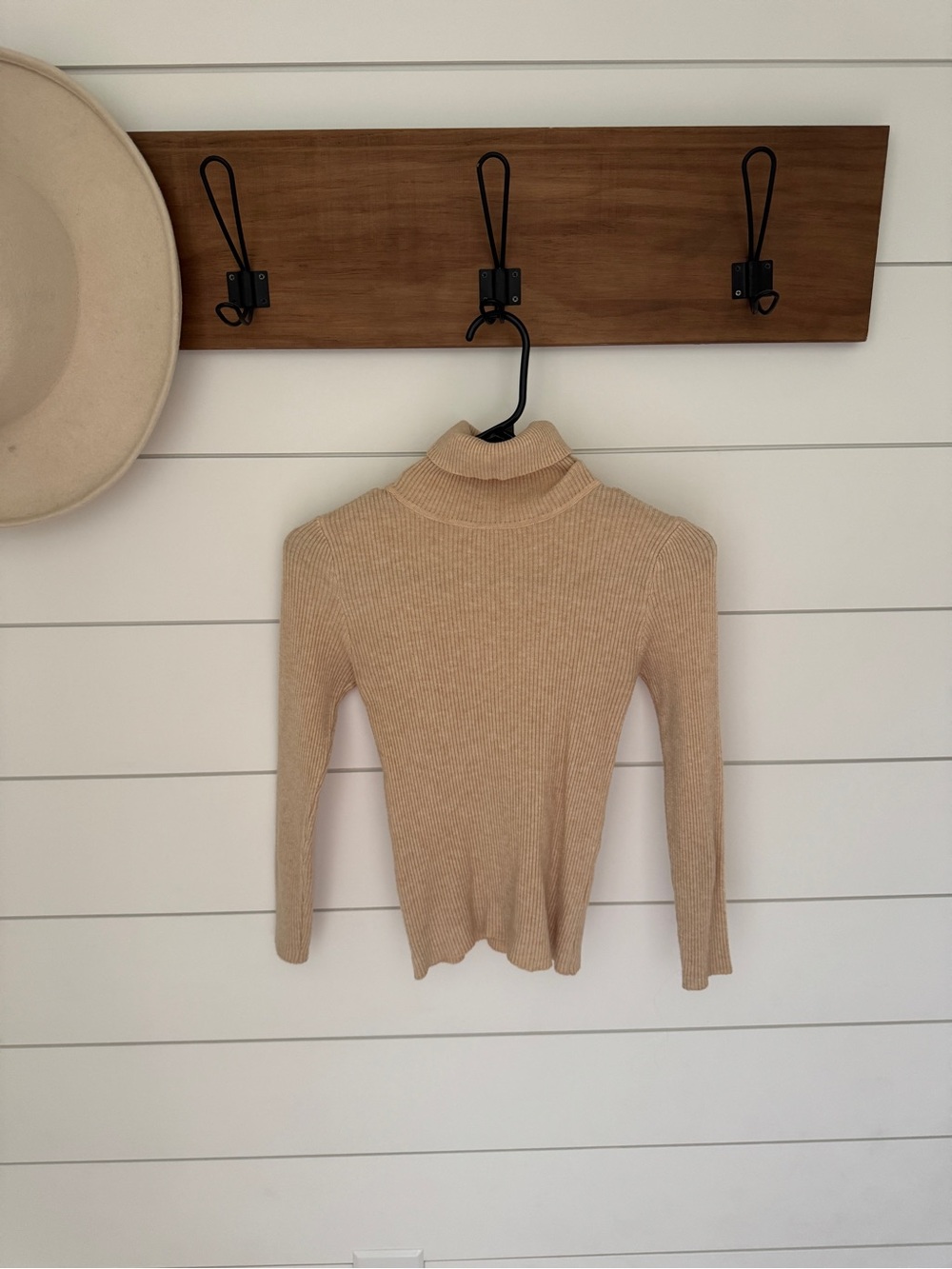 Tan Turtleneck